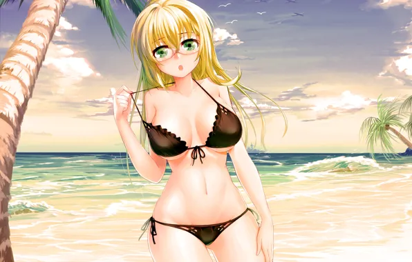 Kawaii, girl, hot, sexy, boobs, breast, anime, beautiful