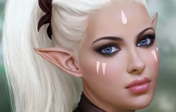 Look, art, elf, ears, fantasy