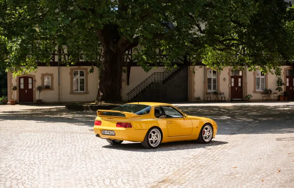 Porsche, 968, rear view, Porsche 968 Turbo S