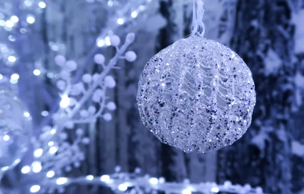 Macro, toy, ball, ball, decoration, bokeh