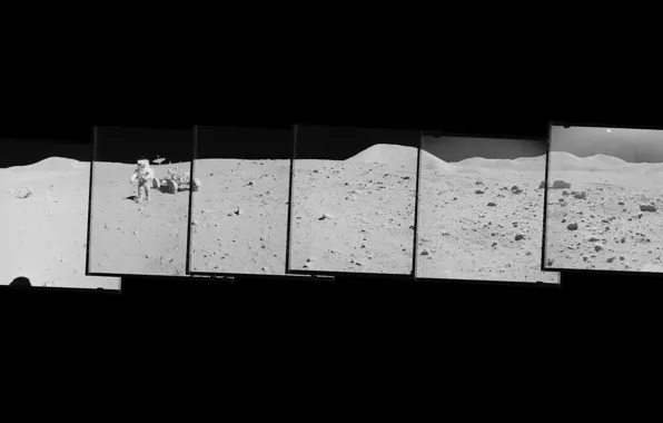 The moon, 1971, USA, Apollo 15, Apollo 15