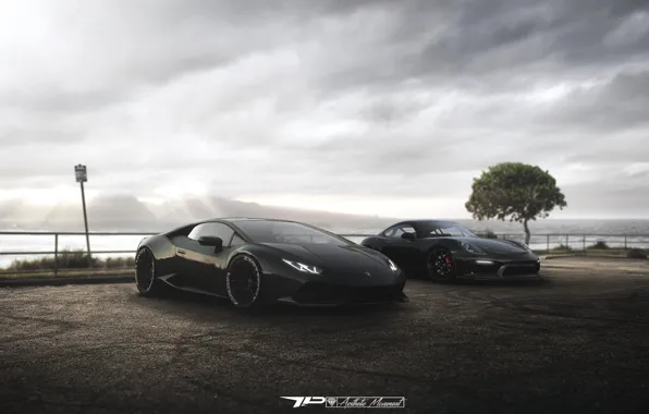 Auto, Black, Lamborghini, Machine, Machine, Porche, Rendering, Boxter