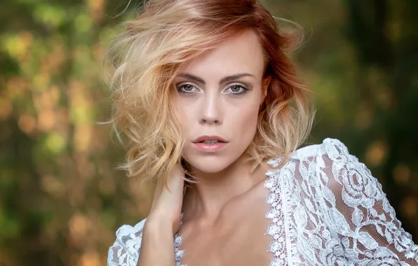 Picture look, girl, face, hair, Martin Fuhrmann