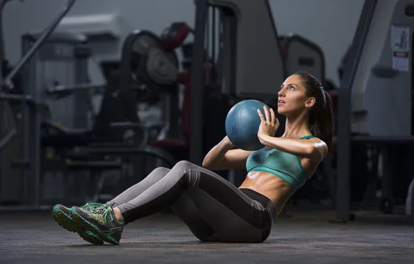 Picture ball, fitness, abs