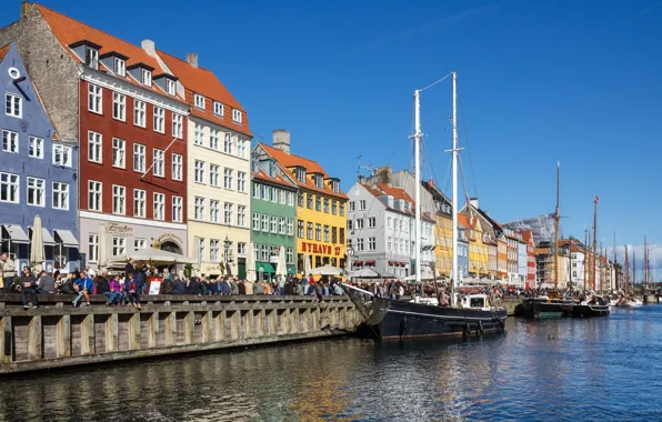 Home, Denmark, promenade, Copenhagen