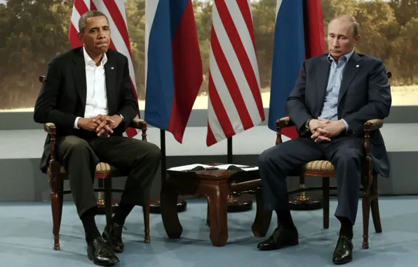 Picture sadness, sadness, Putin, Obama, The President Of Russia, depression, Barack, leaders