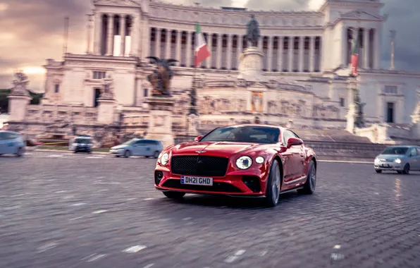 Bentley, Rome, Italy, Italy, Rome, Front, Piazza Venezia, Venice Square