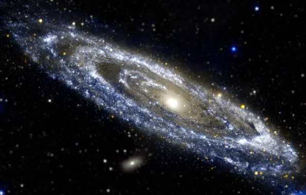 Picture space, stars, galaxy, andromeda