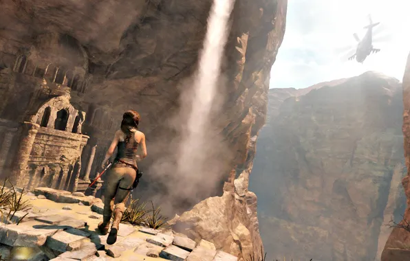 Picture girl, the game, Square Enix, Xbox One, Rise of the Tomb Raider