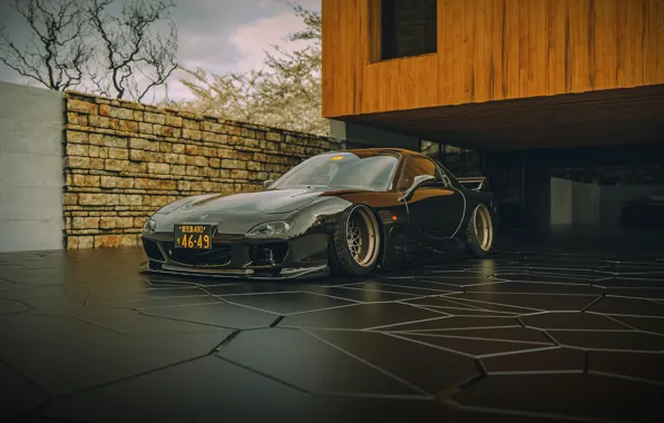 Auto, Machine, Mazda, Art, RX-7, Rendering, Concept Art, Mazda rx7
