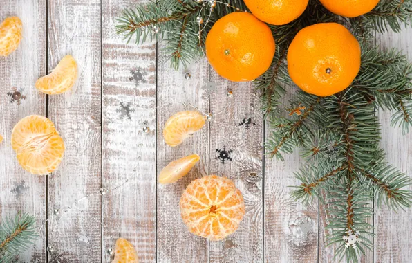 Picture decoration, New Year, Christmas, Christmas, wood, winter, fruit, New Year