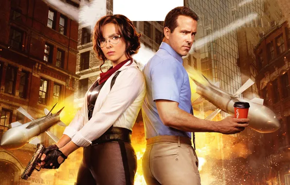 Fiction, Ryan Reynolds, Ryan Reynolds, action, poster, Comedy, The main character, Free Guy