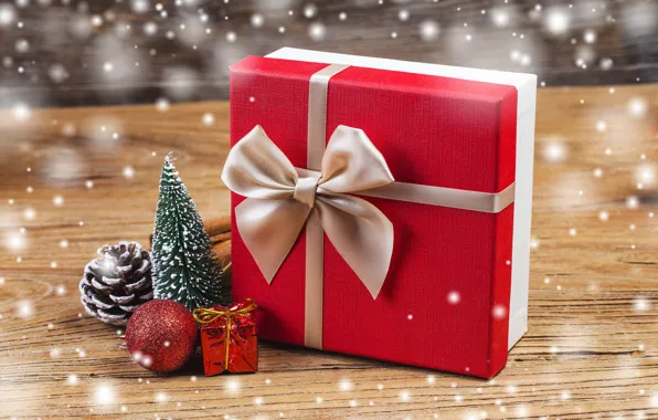 Decoration, gift, new year, Christmas, Christmas, wood, New Year, Xmas