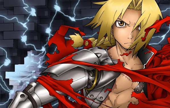 Guy, Edward, blonde, Fullmetal Alchemist, Fullmetal Alchemist, flaps