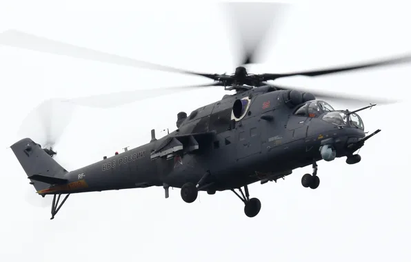 Picture Russian, multipurpose, Mi-35M, attack helicopter