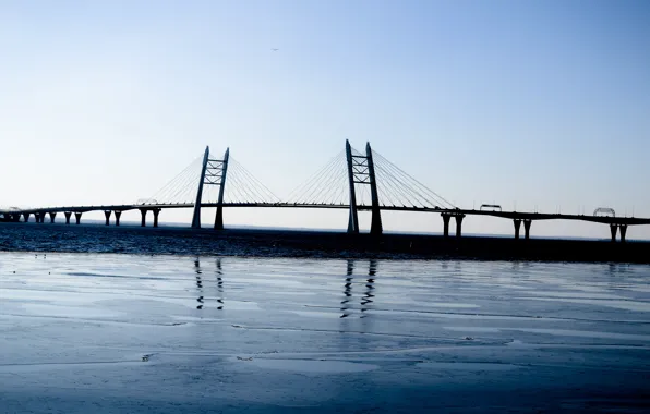 Road, the city, Bridge, highway, Saint Petersburg, kad