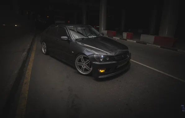 Car, lexus, drift, night, low
