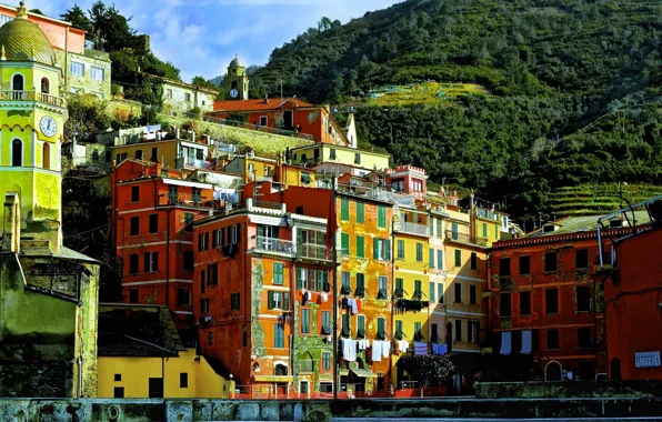Picture building, Italy, Italy, Vernazza, Vernazza, Cinque Terre, Cinque Terre, Liguria