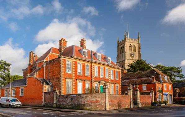 England, Home, Tower, Church, Devizes