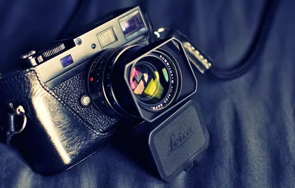 Picture macro, retro, the camera, Leica, digital rangefinder camera