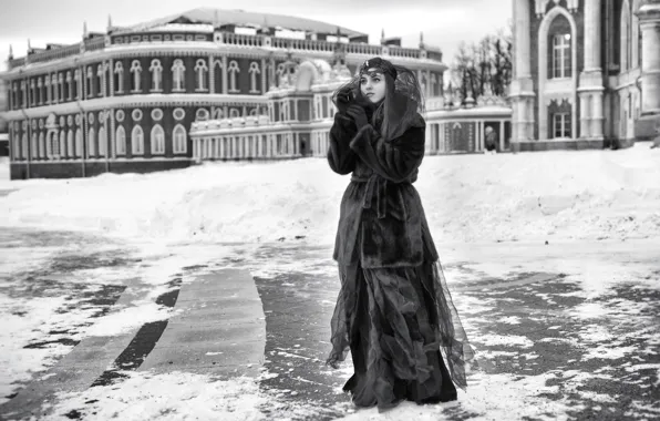 Winter, dress, mask, area, coat
