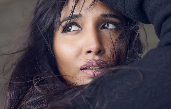 Eyes, girl, face, hair, lips