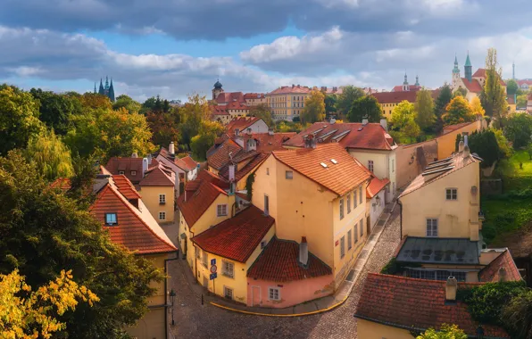 Picture the city, street, home, Prague, Czech Republic, Evgeni Fabis