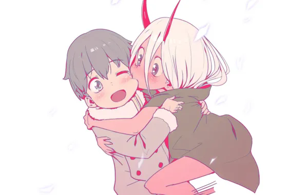 Children, 002, Darling In The Frankxx, Cute in France, Hiro