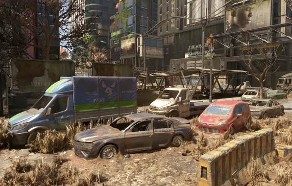 Picture The city, Game, Cars, Techland, Devastation, 2022, Dying Light 2: Stay Human