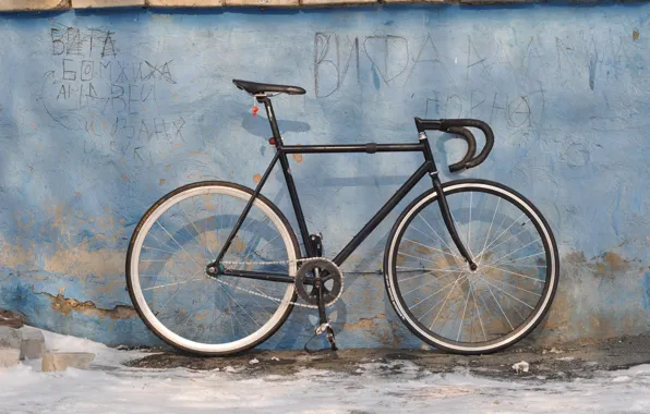 Bike, wall, street, bicycle, bike, fix, fixedgear, fixed