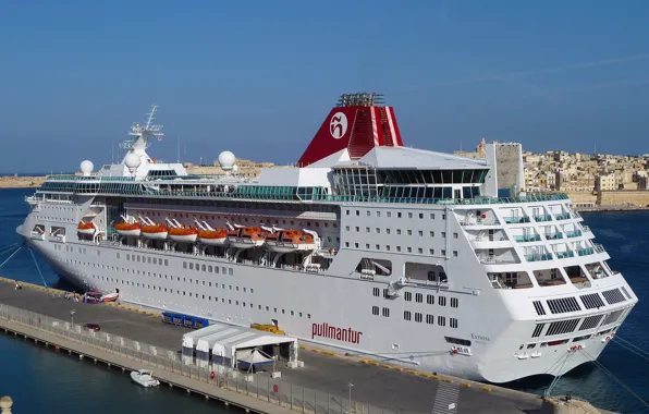 Picture sea, photo, ship, pier, pierce, cruise liner