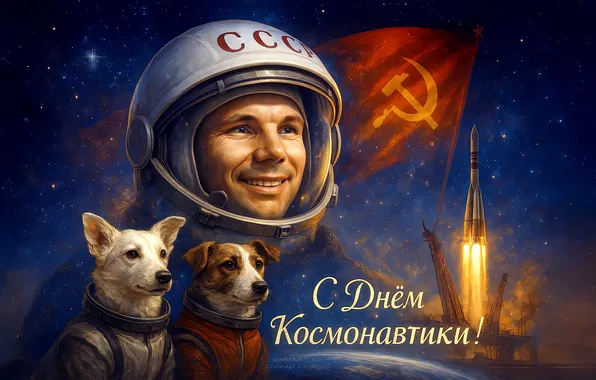 Space, Arrow, Hero, USSR, Protein, Rocket, communism, Gagarin