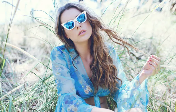 Portrait, glasses, Megan Emmett