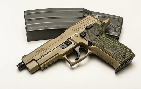 Gun, weapons, background, SIG-Sauer, P226