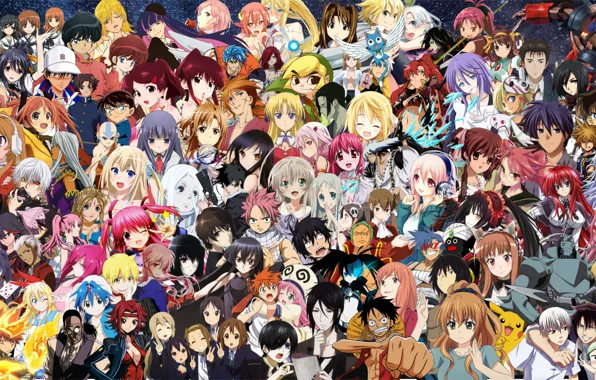 Face, Anime, characters, Wallpaper, Characters