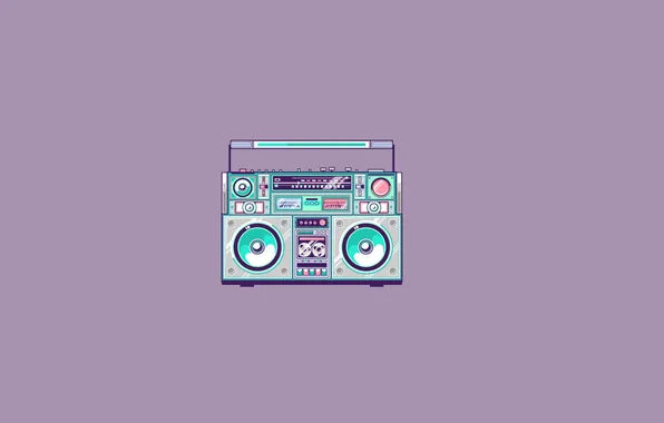 Minimalism, light background, tape, cluster, cassette recorder