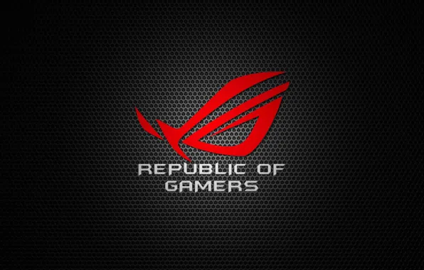 Mesh, high-tech, carbon, Logo, Logo, ASUS, Digital Art, brand