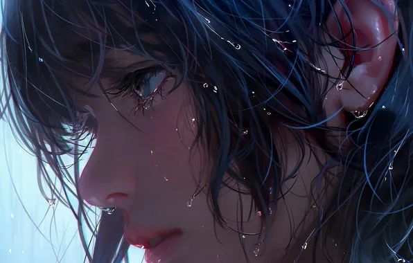 Sadness, drops, nixeu