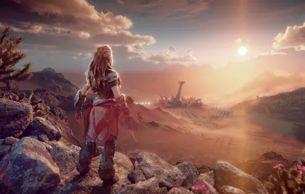 Aloy Horizon Zero Dawn Game Art Wallpaper,HD Games Wallpapers,4k Wallpapers ,Images,Backgrounds,Photos and Pictures