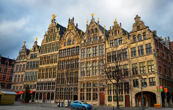 The building, Belgium, architecture, Belgium, Antwerp, Antwerp