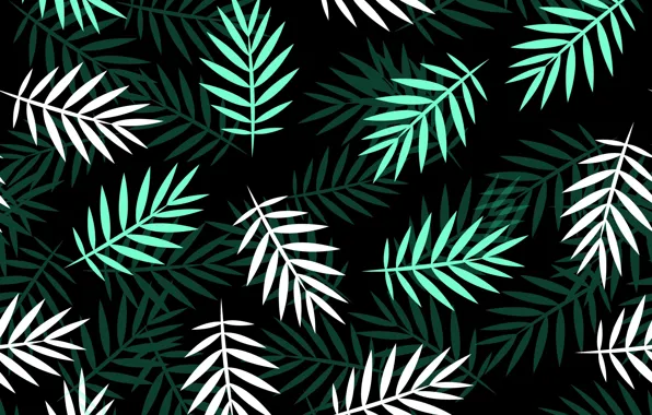 Picture green, texture, white, pattern, leaves