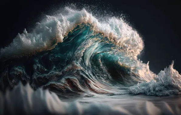 Sea, the ocean, wave, storm, sea, ocean, splash, wave