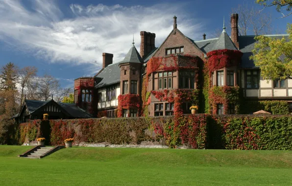 The city, England, mansion, Massachusetts, Lenox, Luxury Hotel, Berkshires