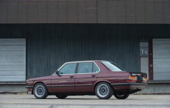 BMW, Red, Classic, Alpina, Rear, Alpina B9, B9 3.5