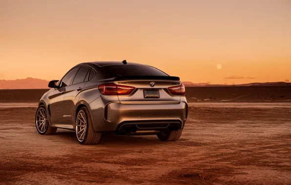 Picture design, background, rear view, BMW X6M