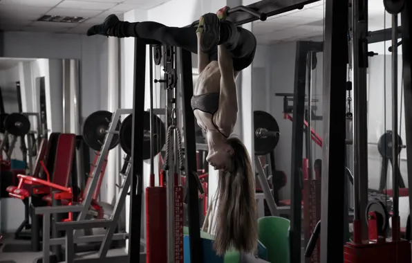 Hair, female, workout, fitness