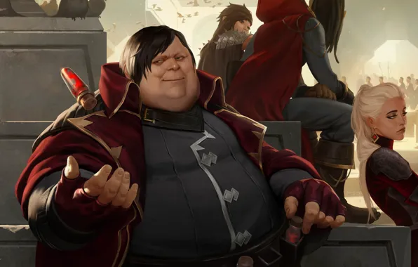 Girl, people, fat, Legends of Runeterra