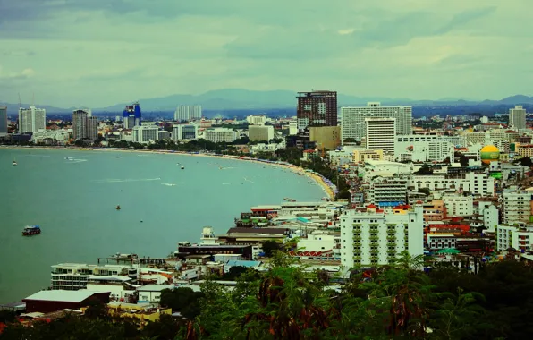 Picture sea, beach, Pattaya