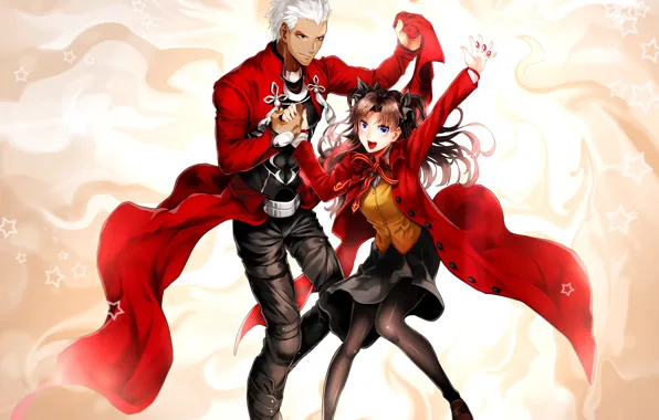 Two, Rin, Archer, Fate stay night, Fate / Stay Night