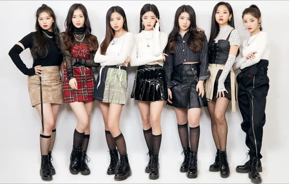 Girls, K-pop, musical group, Purple Kiss